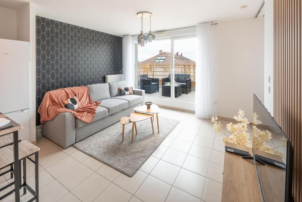 L'Excellence-8Min Aeroport-Terrasse-Parking Prive Appartement Lingolsheim Buitenkant foto