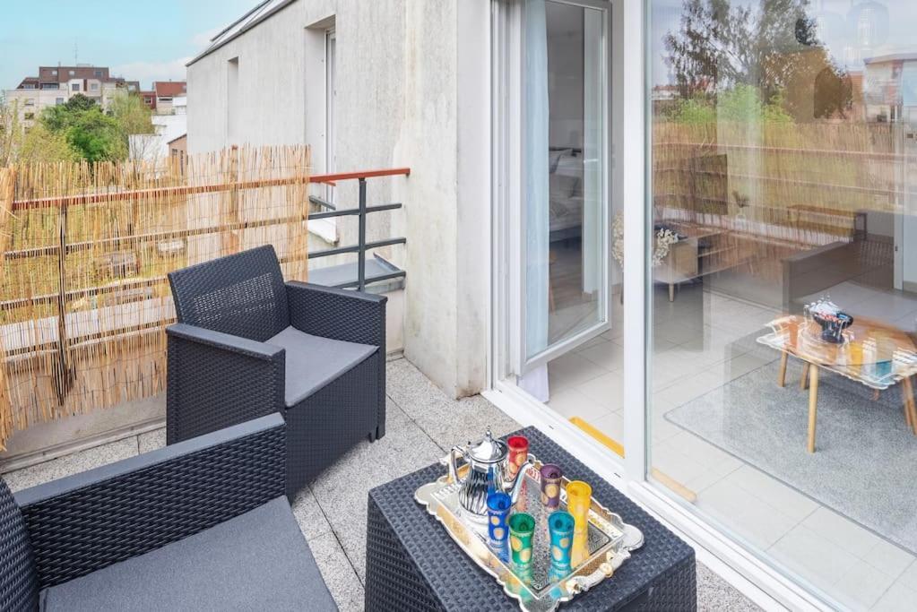 L'Excellence-8Min Aeroport-Terrasse-Parking Prive Appartement Lingolsheim Buitenkant foto